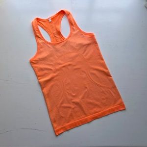 LULULEMON orange racer back